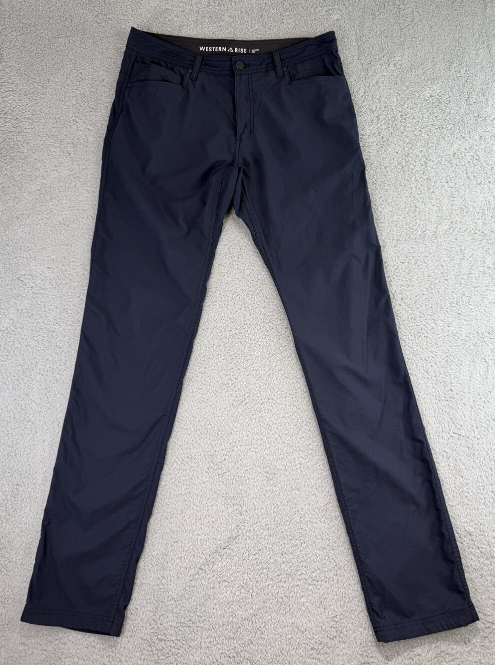 Western Rise Evolution MTP Navy Pants Stretch Performance Men 34x35 Hiking USA